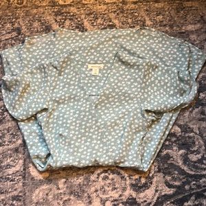 Woman’s patterned midi dress